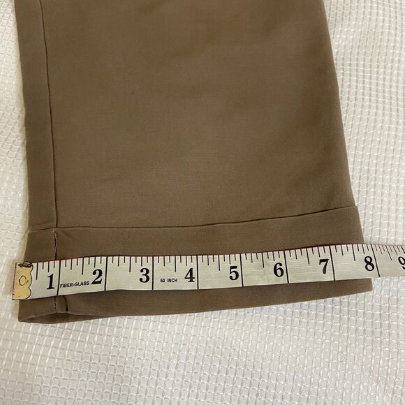 Ann Taylor Signature Tan Crop Pants Size 8 - Picture 6 of 9